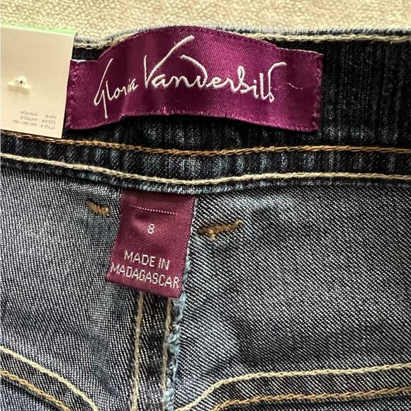 NWT Gloria Vanderbilt Jeans - Amanda Blue Straight Leg Classic Fit - 8 - Picture 7 of 12